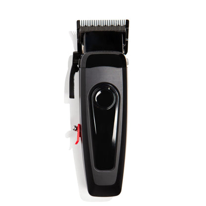 Black hair trimmer on a white background