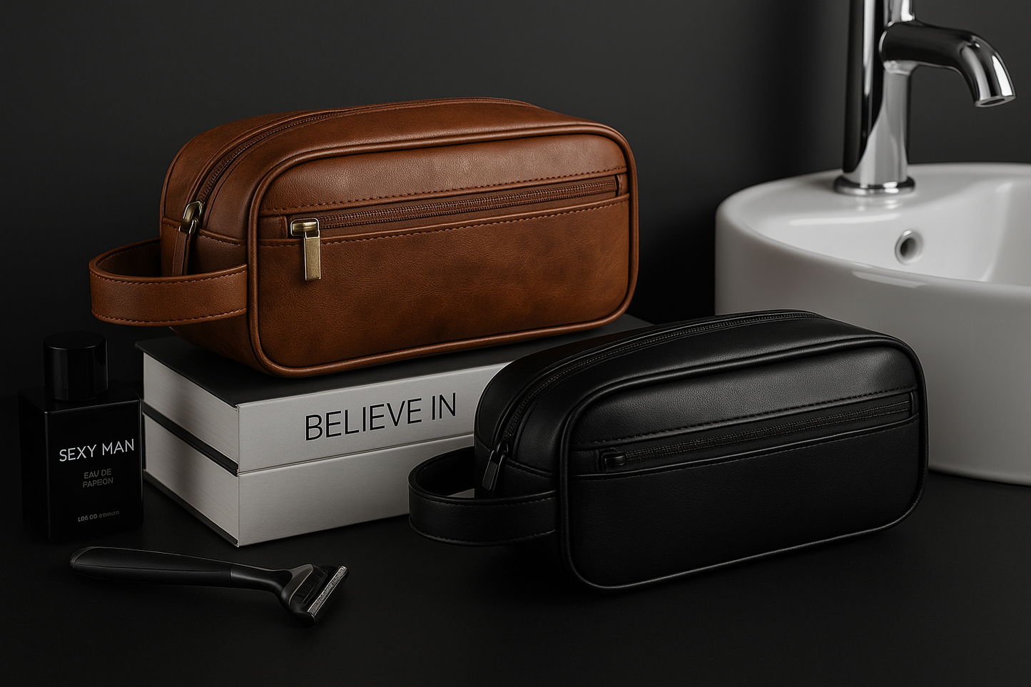The Dopp of Discipline – Razor & Grooming Kit Bag