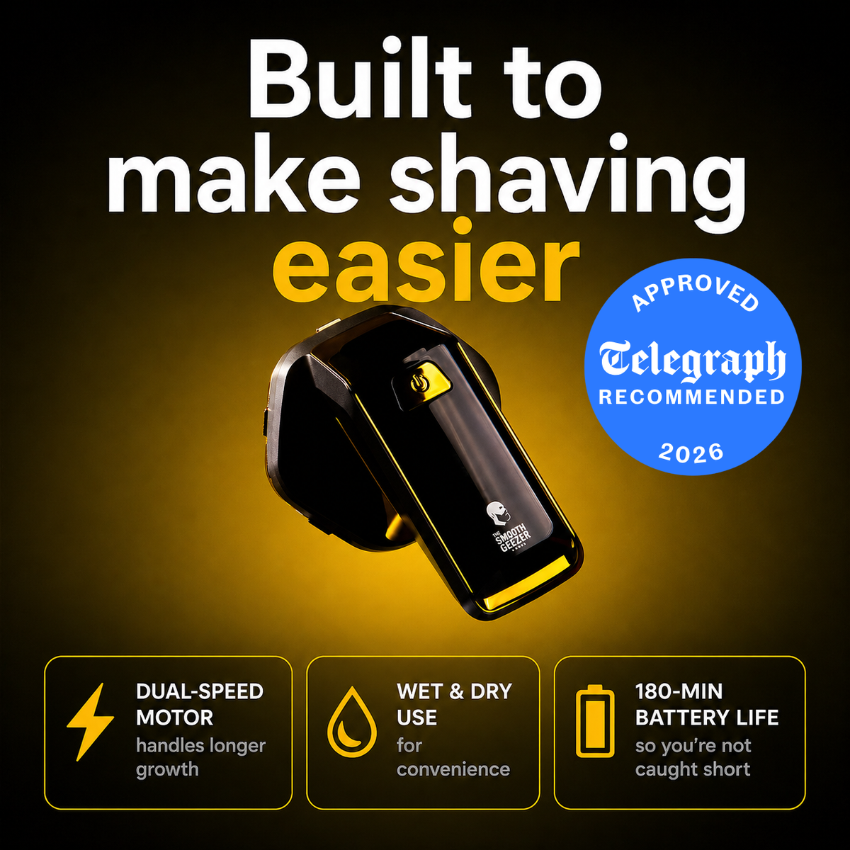 The Smooth Geezer Head Shaver